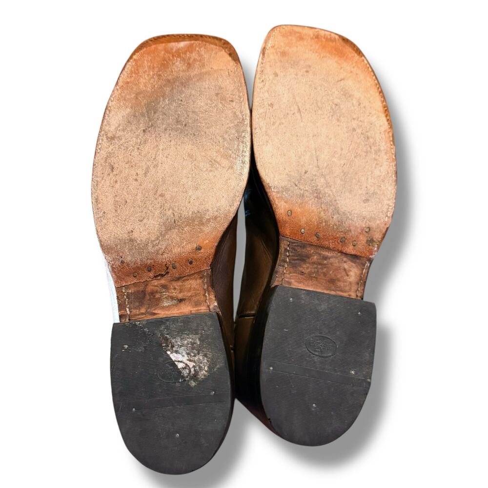 Justin Boots Brown and Cream Men's Boots - Picture 7 of 10